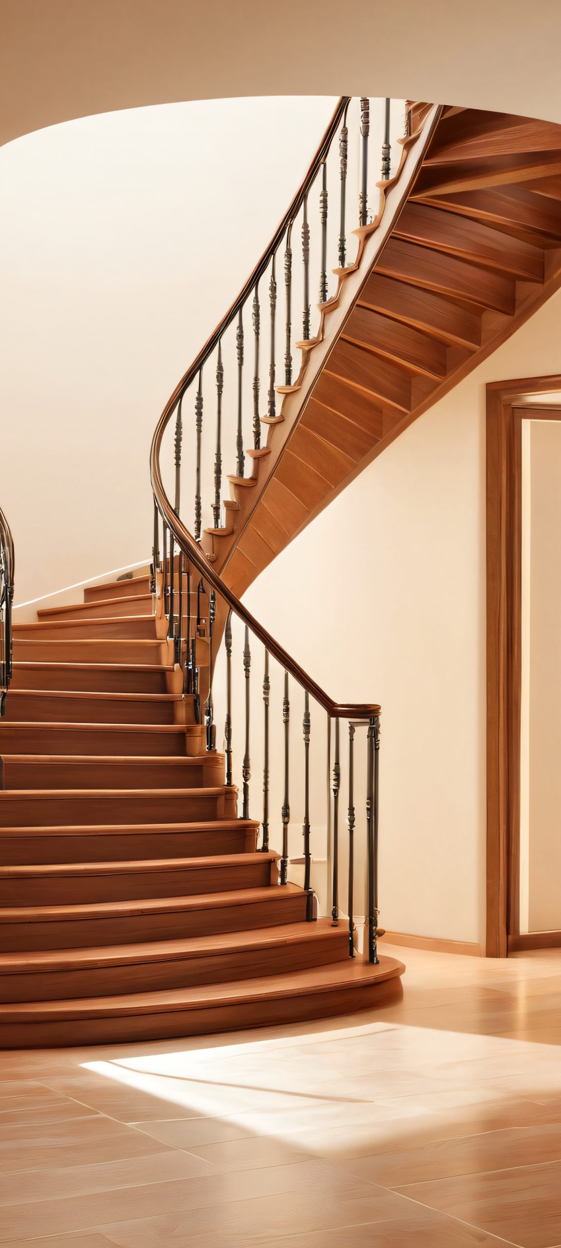 indoor staircase vertical wallpaper scaled