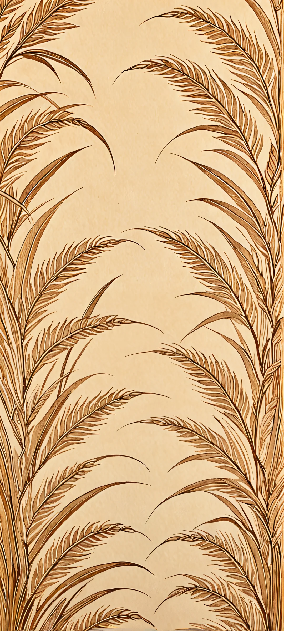 Discover the serene beauty of this intricate linework design featuring rice paper textures and expressive contrasts, perfectly suited for iPhone and Android home screens.