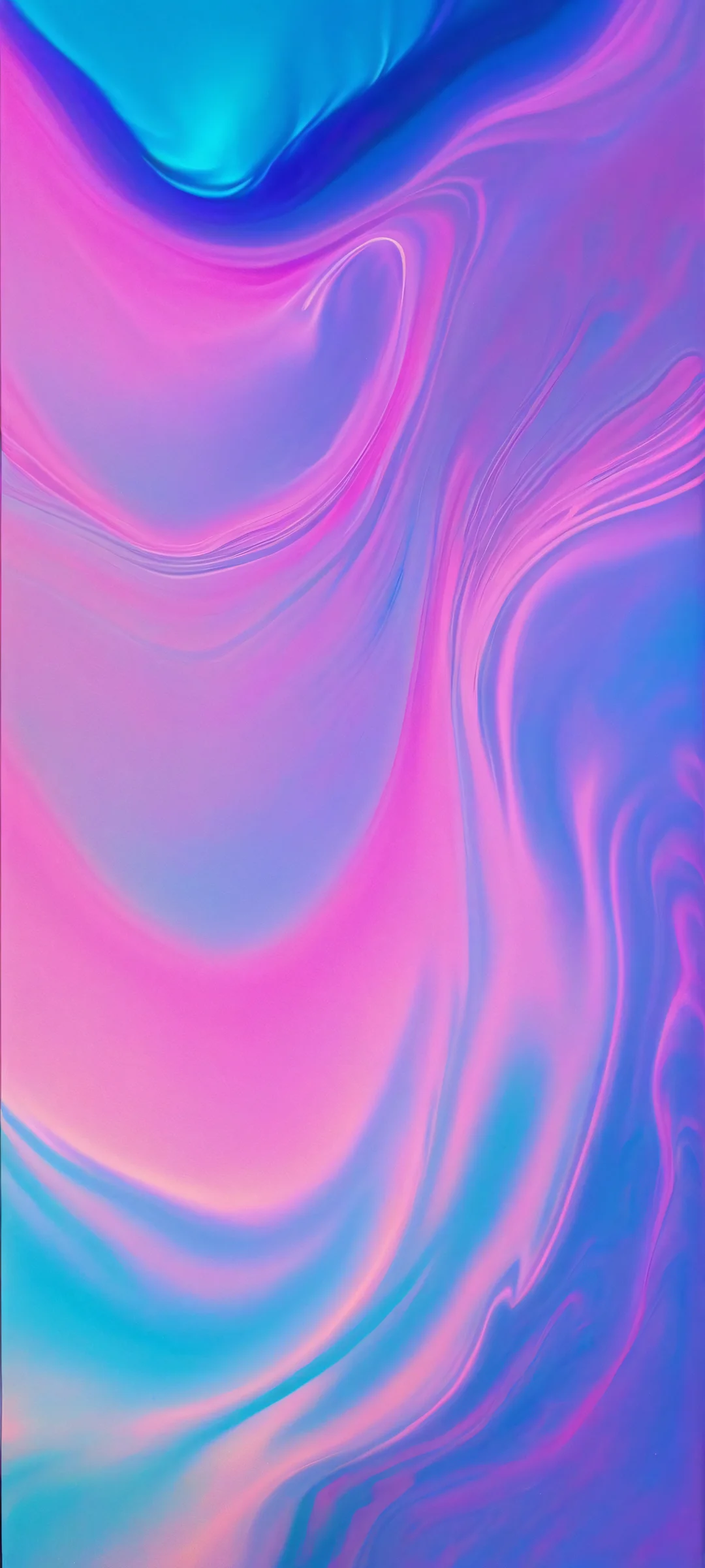 A stunning vertical mobile wallpaper featuring iridescent fluid and dark vertical simulations. Perfect for iPhone or Android home screens.