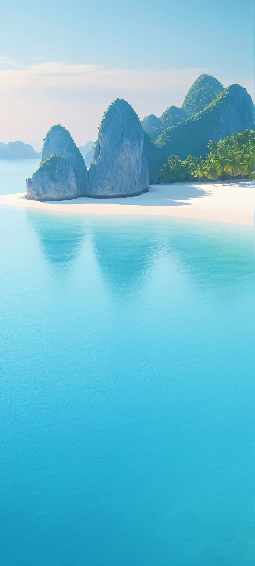 Discover the serenity of a tropical island oasis on your iPhone/Android. Perfectly optimized for home screens.