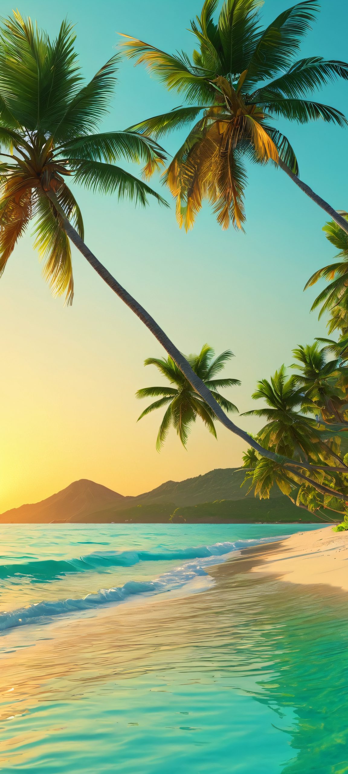 Savor the beauty of IslandCoast during golden hour, perfect for your iPhone or Android home screen.