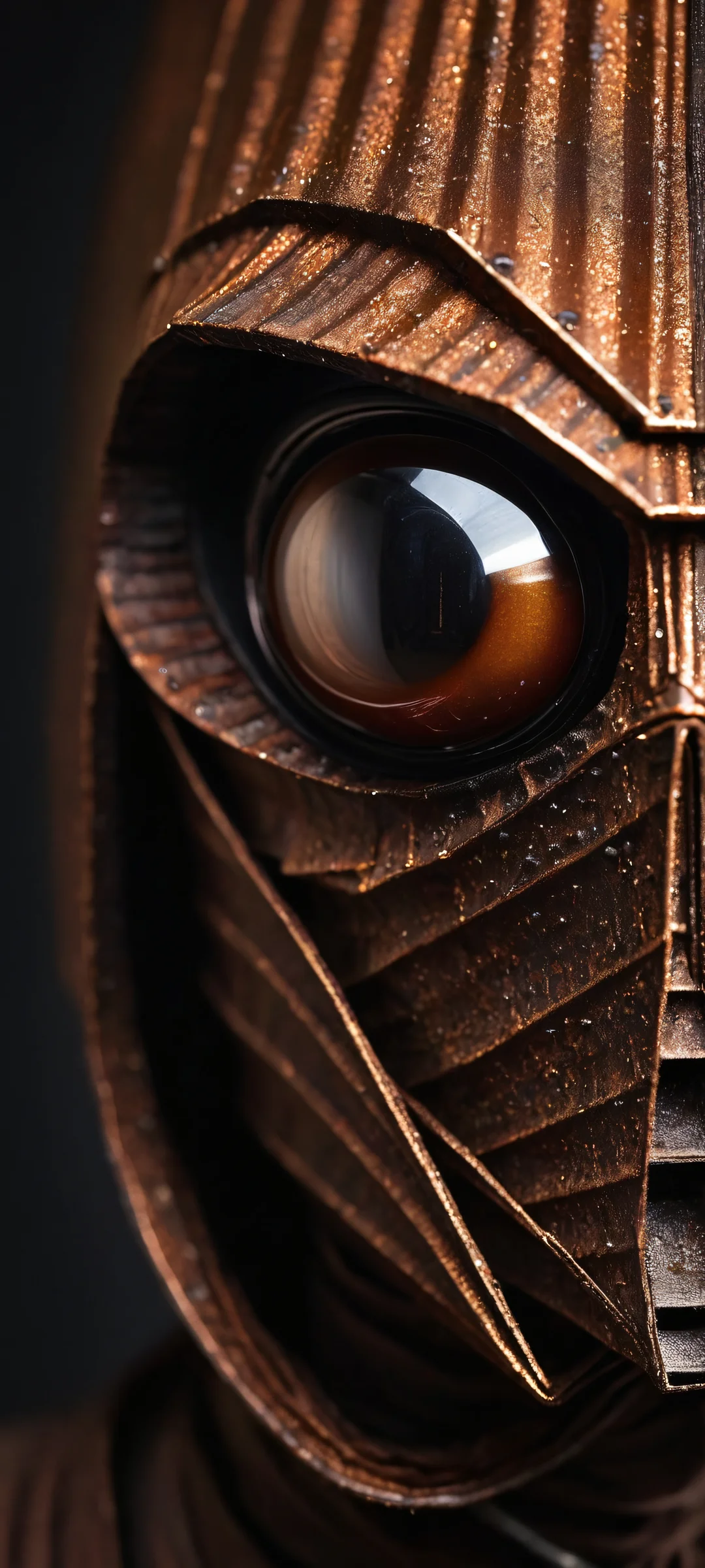 Close-up of Jawa's face with corrugated metal texture and subtle highlights, perfect for iPhone/Android home screens.