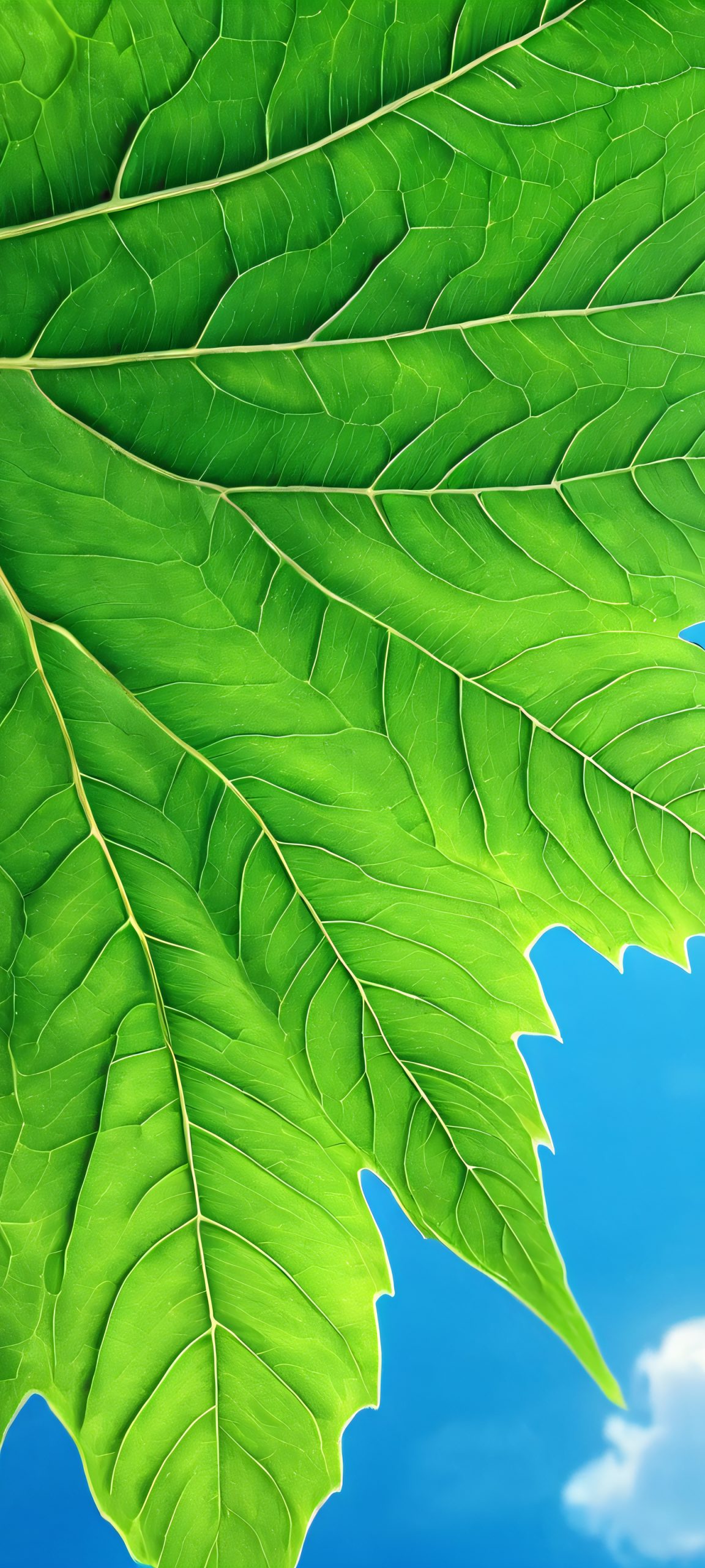 leafy oasis mobile wallpaper scaled