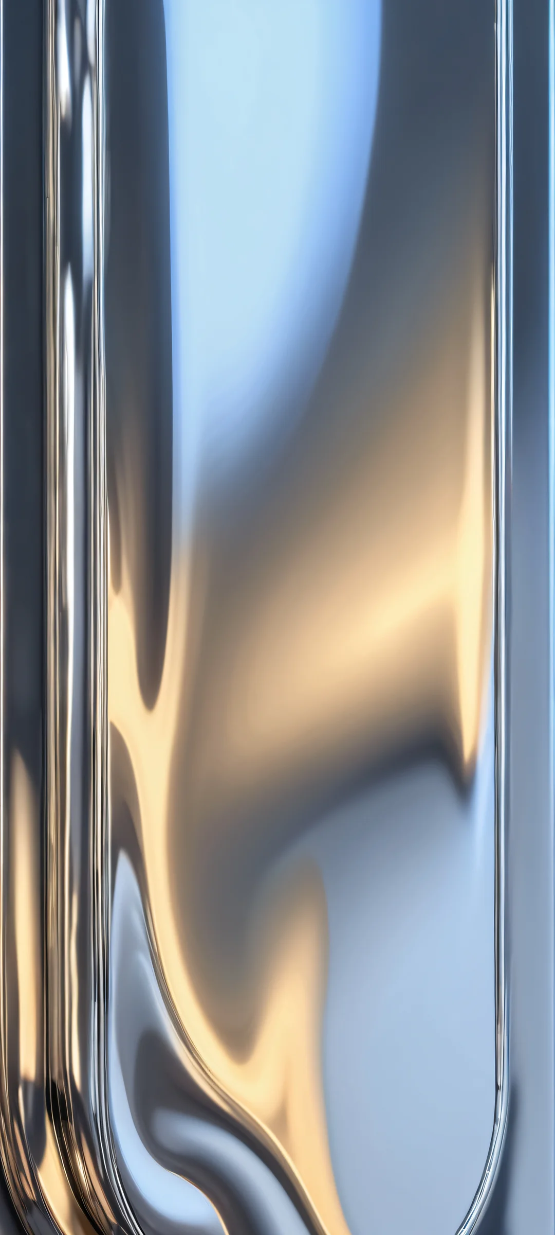 Breathtaking vertical mobile phone wallpaper featuring liquid chrome and metallic designs, perfect for iPhone and Android home screens.