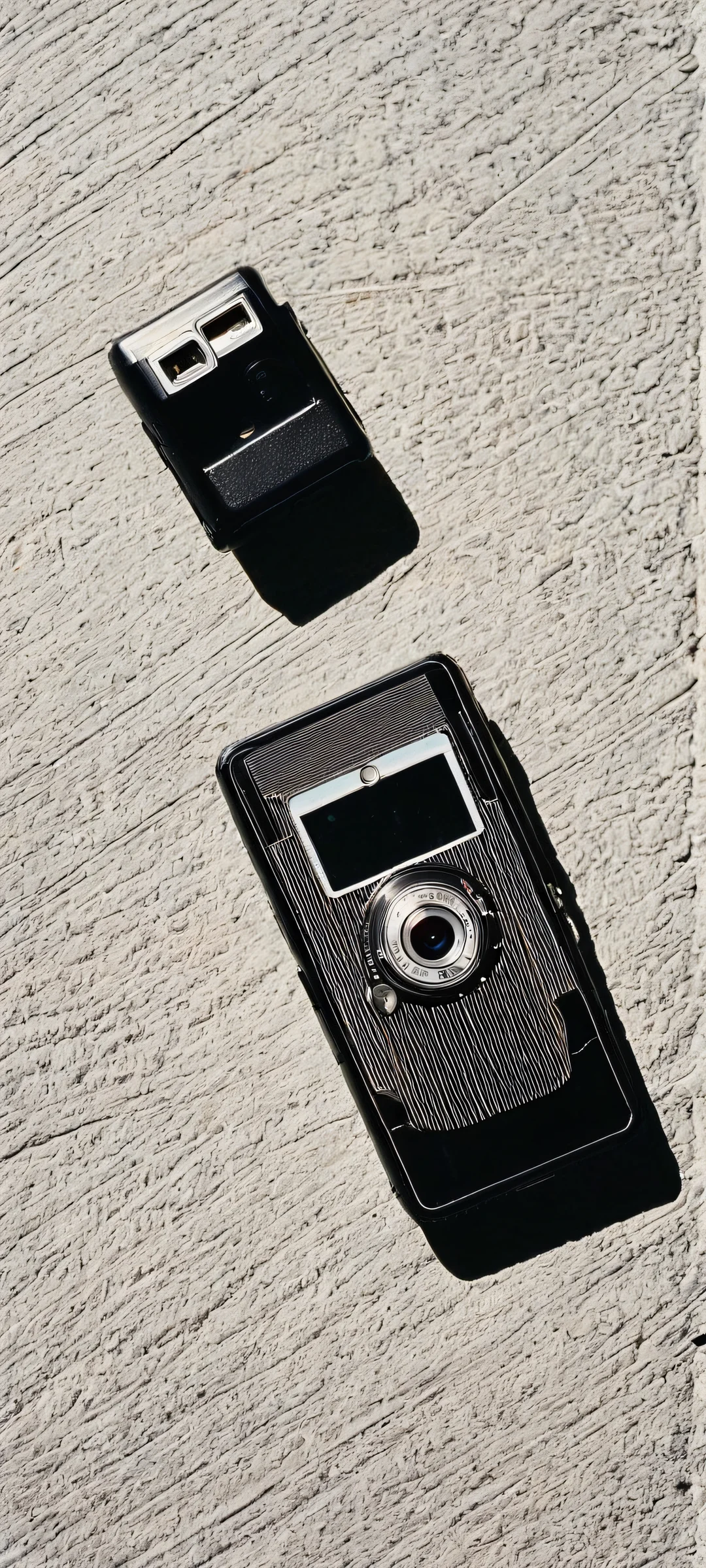 A stunning vertical wallpaper of LoneGirl against a dark corrugated metal background, perfect for iPhone and Android home screens.