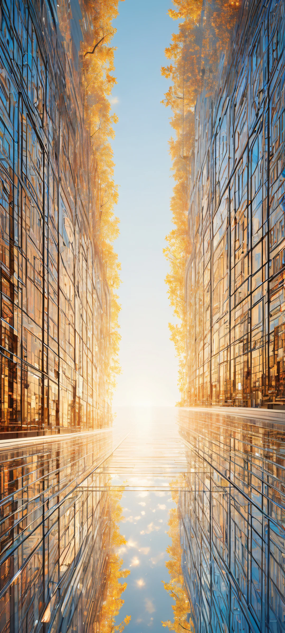 iPhone/Android wallpaper featuring a stunning portrait of luminous circuitry with intricate details and ethereal lighting.