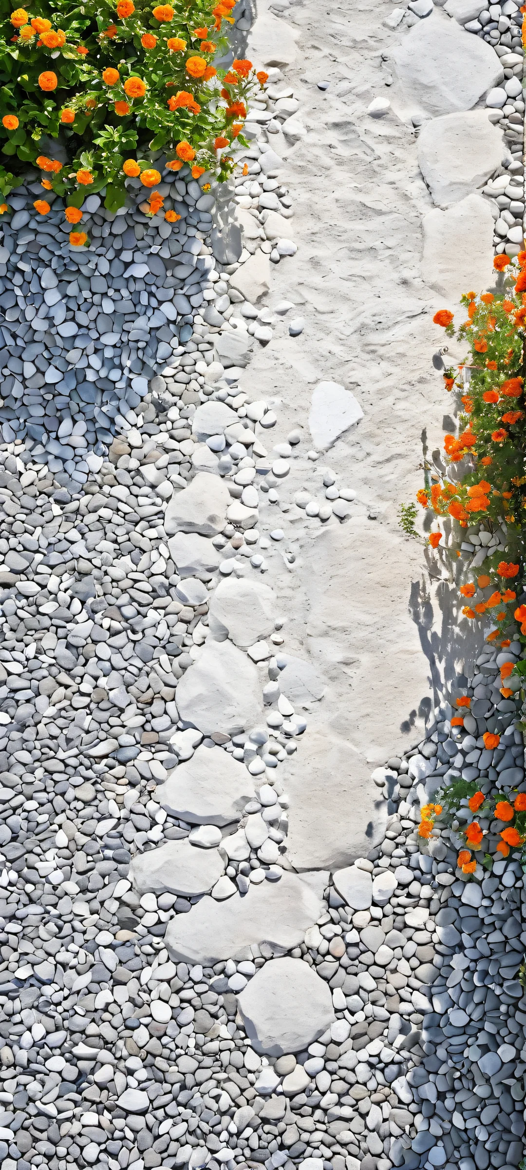 Enchanting iPhone and Android mobile wallpaper of a serene backyard landscape, featuring vibrant flora and fauna, perfectly optimized for your device.