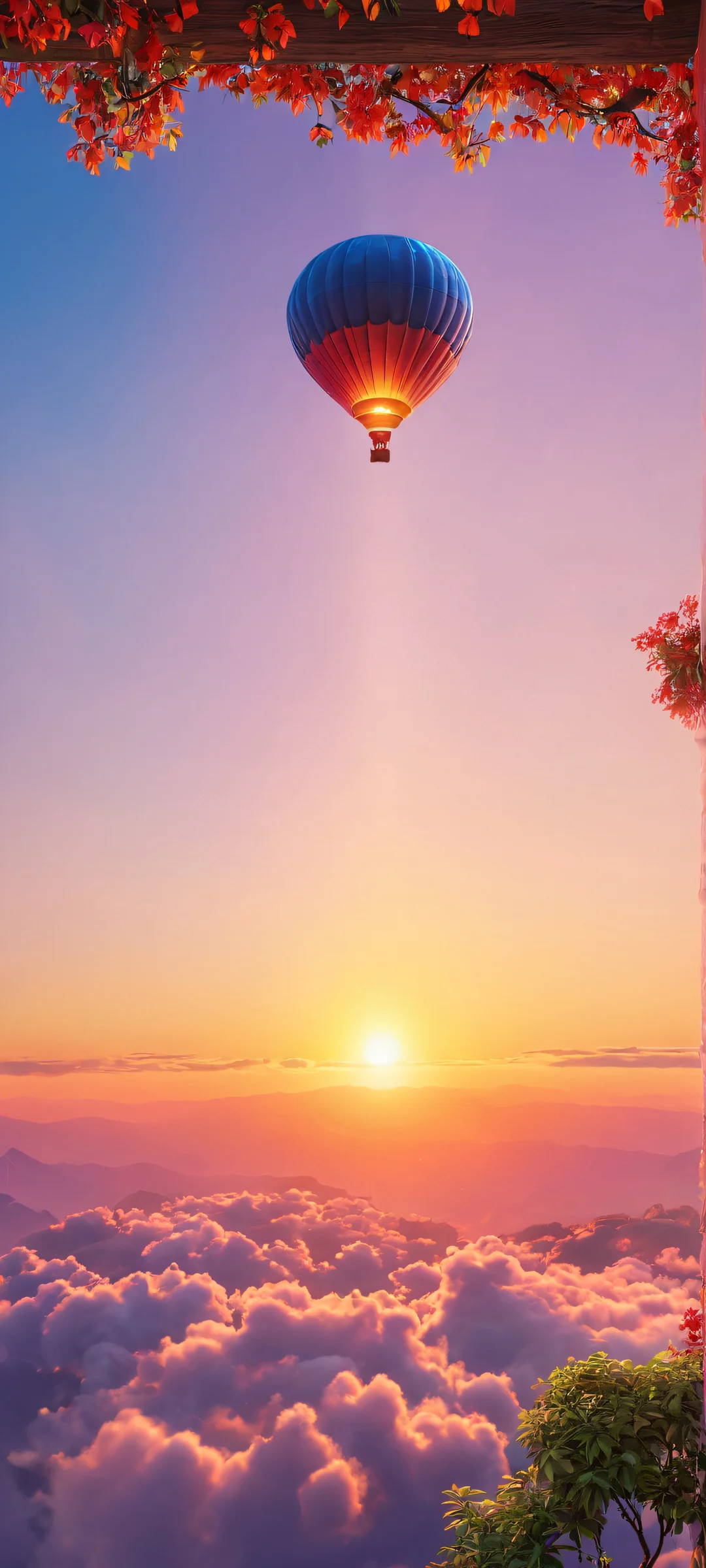 Breathtaking vertical landscape for iPhone and Android, featuring stunning details.