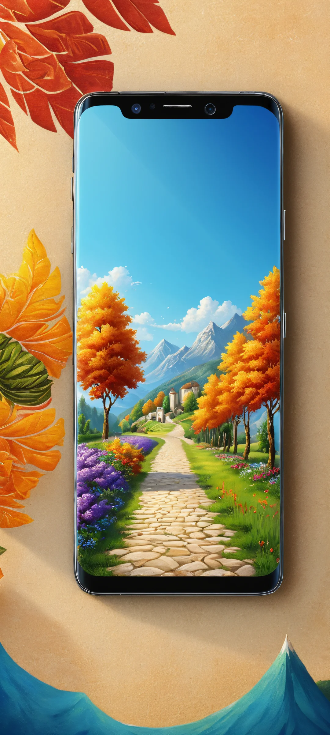 Masterpiece Masterclass Aesthetic Phone Wallpaper A stunning iPhone and Android compatible wallpaper featuring a masterpiece of enhanced textures and high detail. Perfect for home screens.