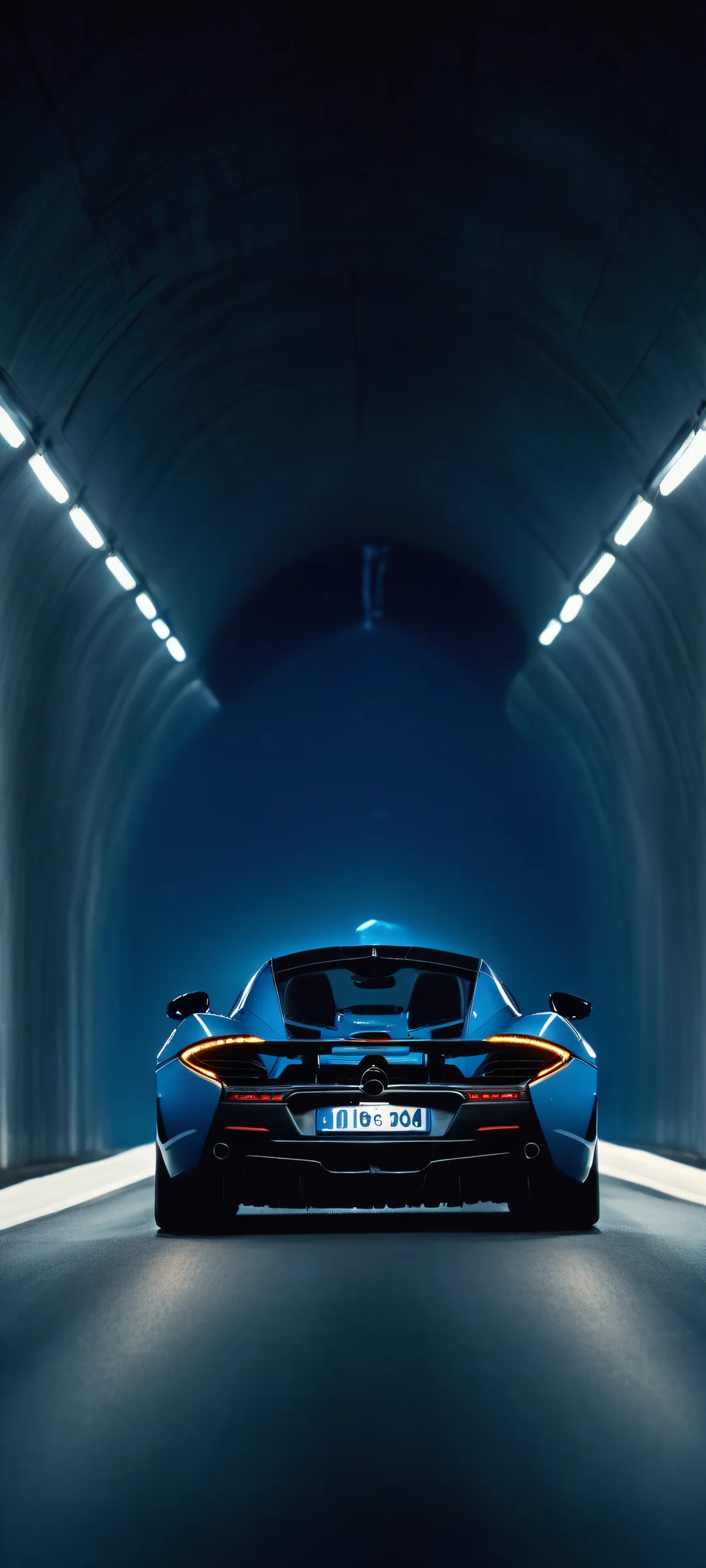 iPhone and Android users can now experience the thrill of McLaren racing in this stunning dark tunnel scene with volumetric lighting, reminiscent of classic film photography.