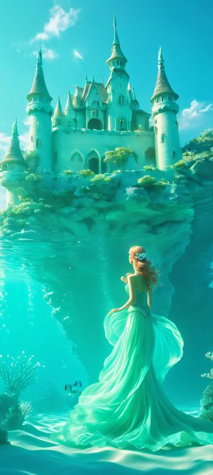 mermaids enchanted realm mobile wallpaper scaled
