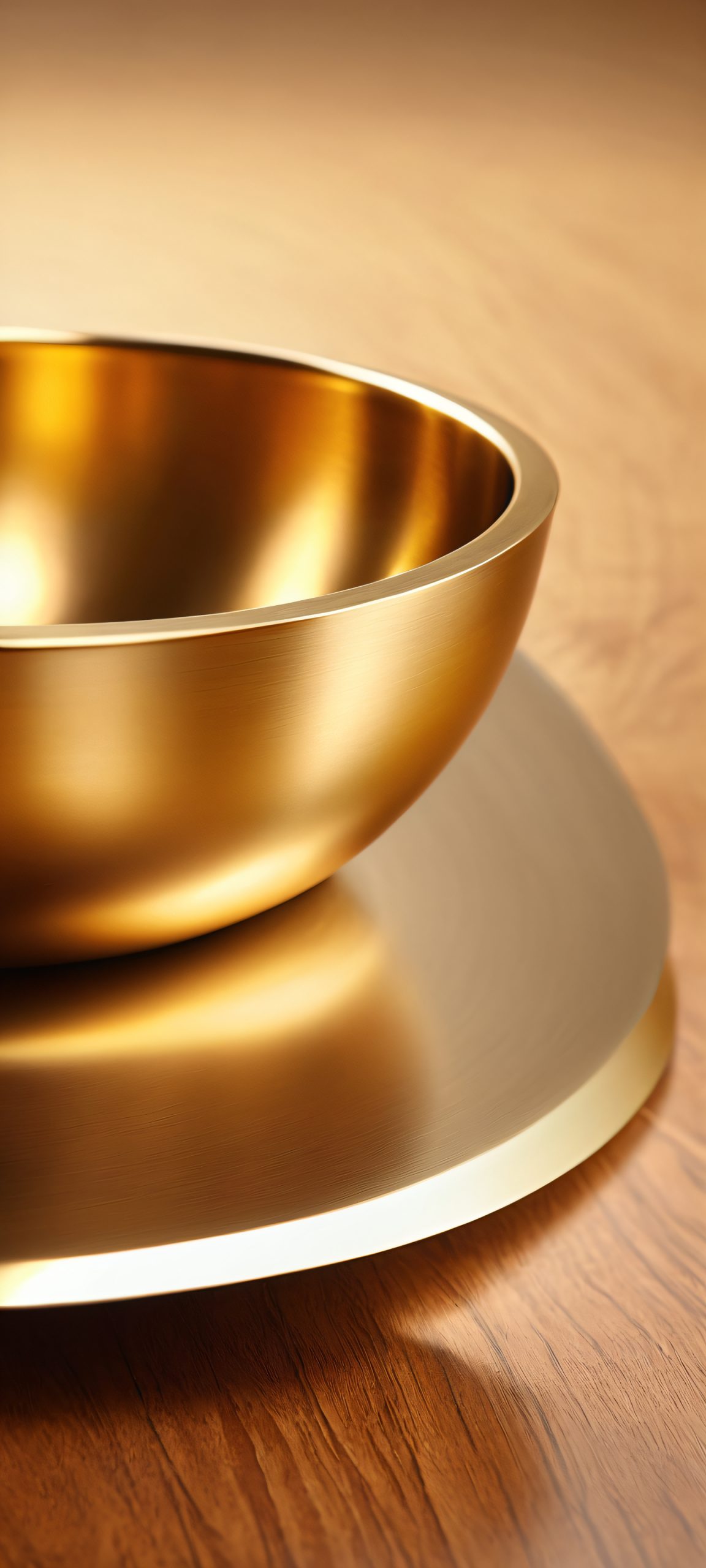 metal bowl golden bronze masterpiece scaled