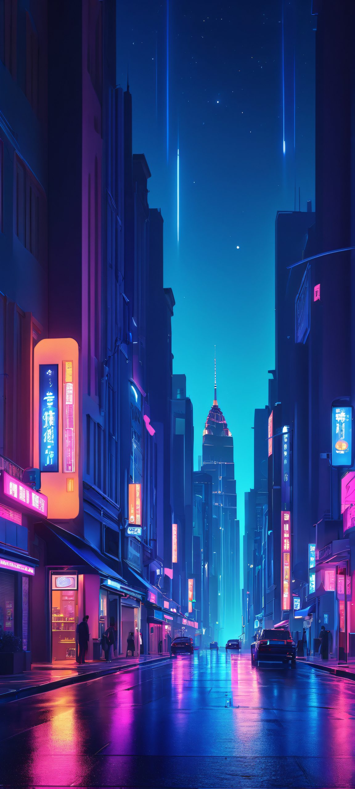midnight metropolis mobile wallpaper scaled