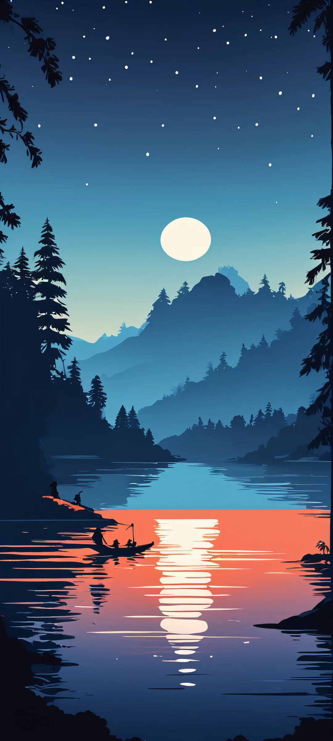 A high-contrast illustration of a cityscape at night, perfectly suited for iPhone or Android home screens. Imagine the lights and sounds of this vibrant metropolis on your device.