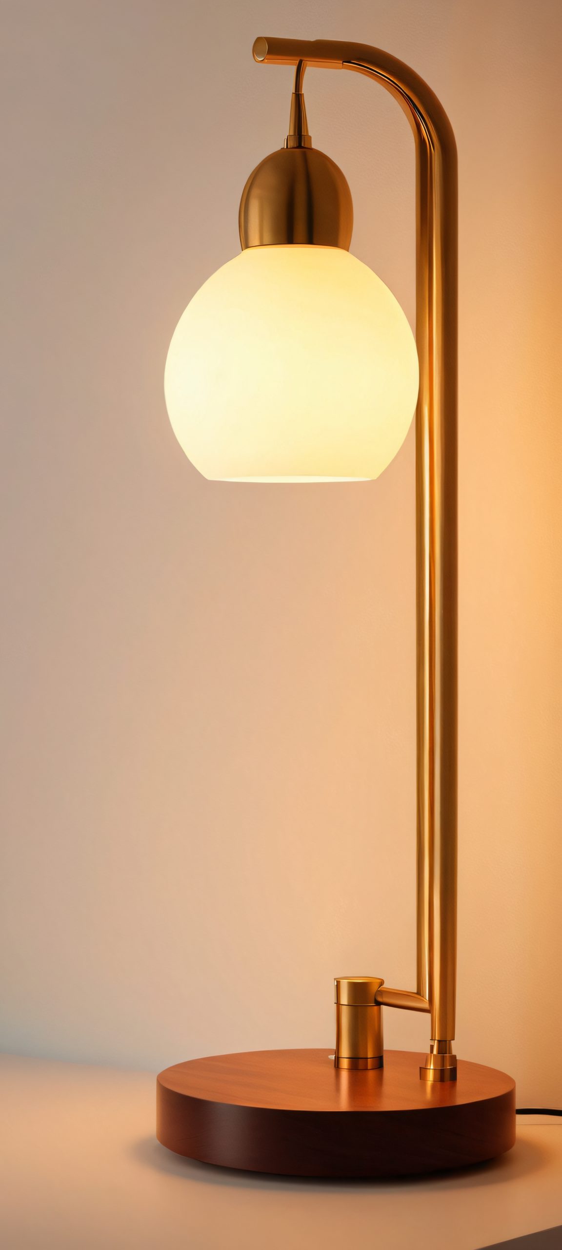 Breathtaking minimalist lamp interior masterpiece for iPhone and Android wallpapers, perfect for a serene home screen