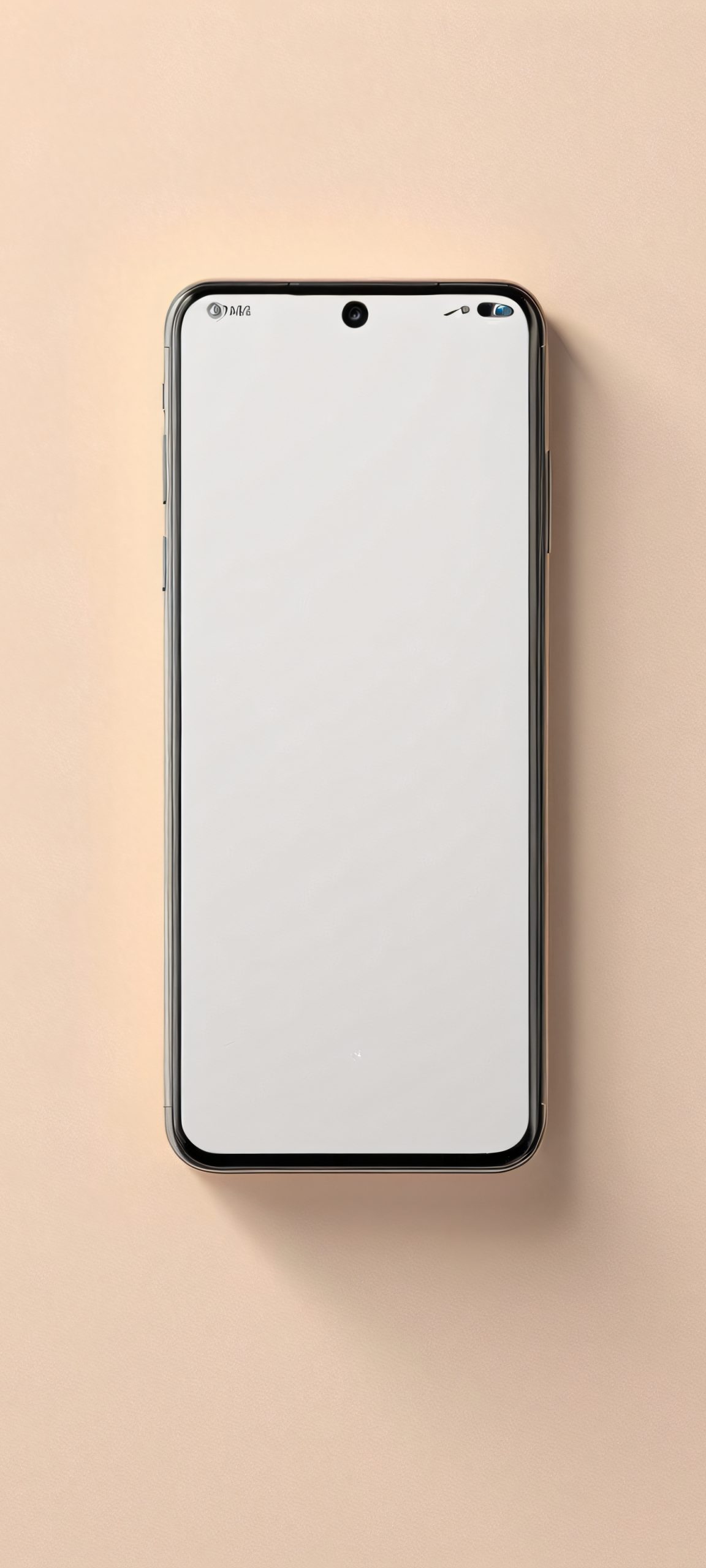 Breathtaking minimalist paper workspace mobile wallpaper for iPhone and Android, perfect for home screens