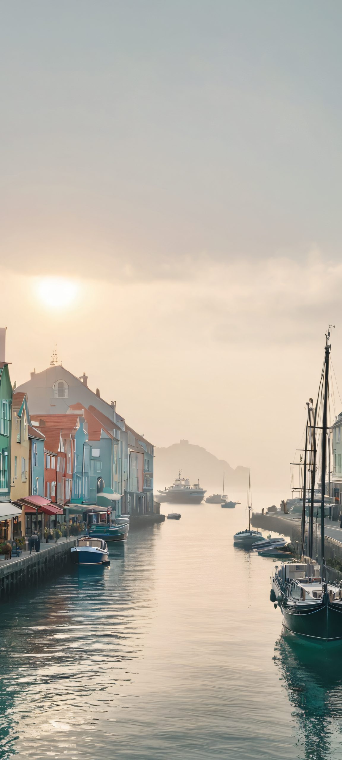 misty coastal city wallpaper scaled