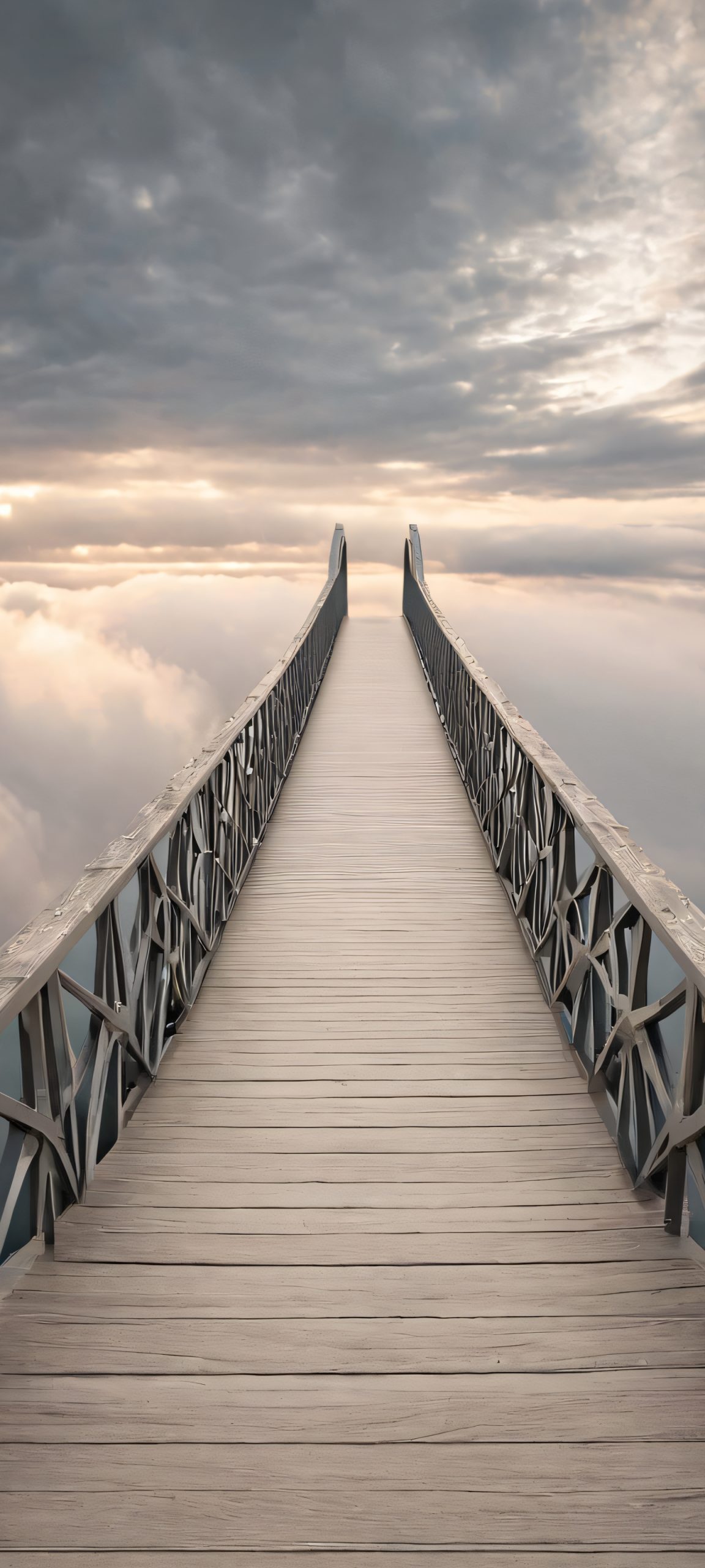 moody bridge at dusk scaled