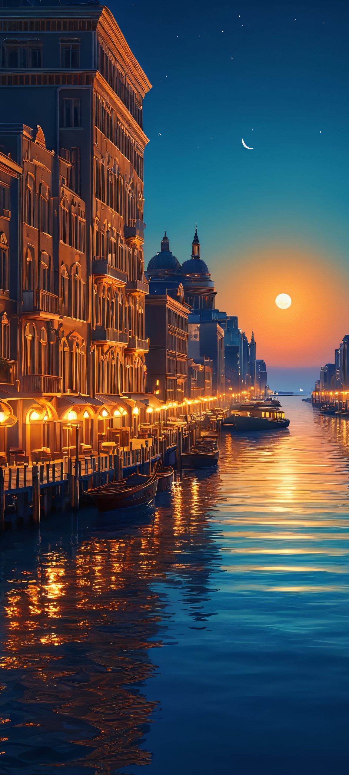 moonlit city oasis scaled