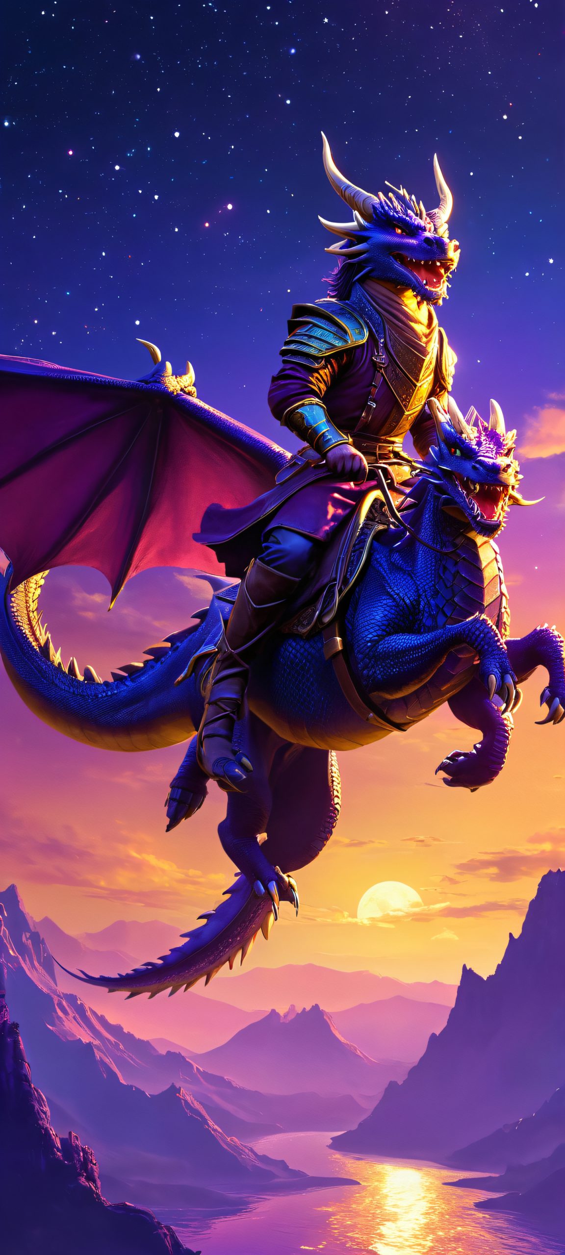 moonlit dragon ride scaled