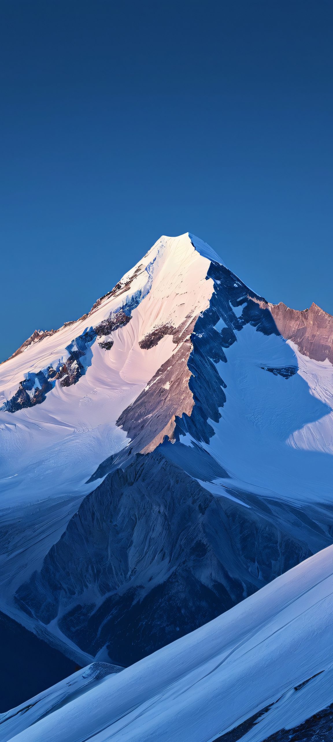 A stunning moonlit mountain landscape, perfectly optimized for iPhone, Samsung Galaxy, and Android home screens.