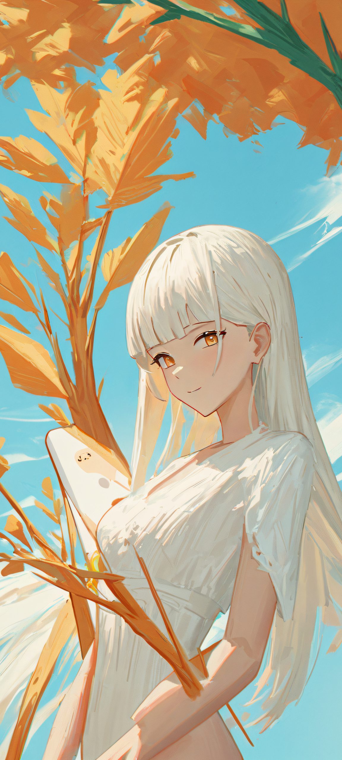 Terraformed mossy forest landscape at soft dusk, perfect for iPhone or Android devices