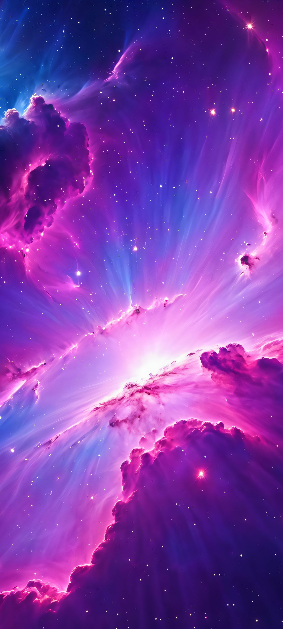 nebula sky masterpiece pink purple blue scaled