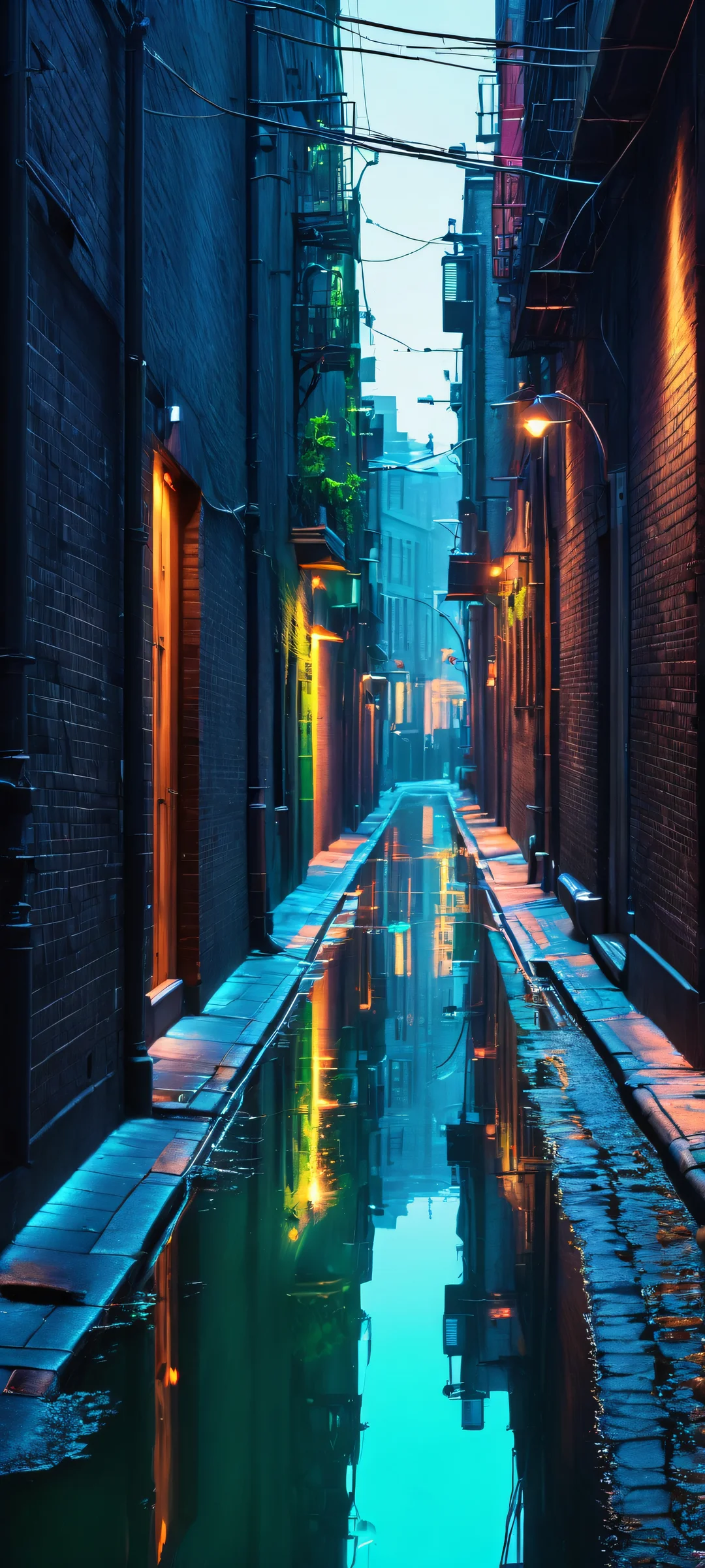 iPhone and Android users can immerse themselves in the vibrant city streets with neon reflections shining bright.