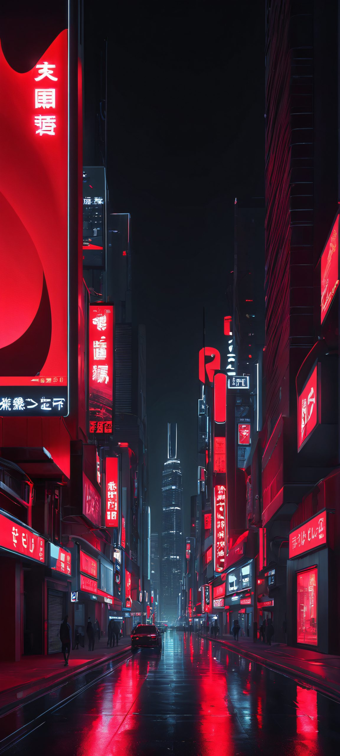 neon nightscape mobile wallpaper 5 scaled