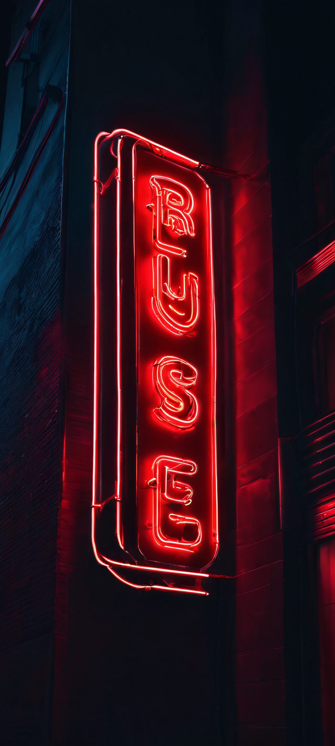 neon nightscape mobile wallpaper scaled