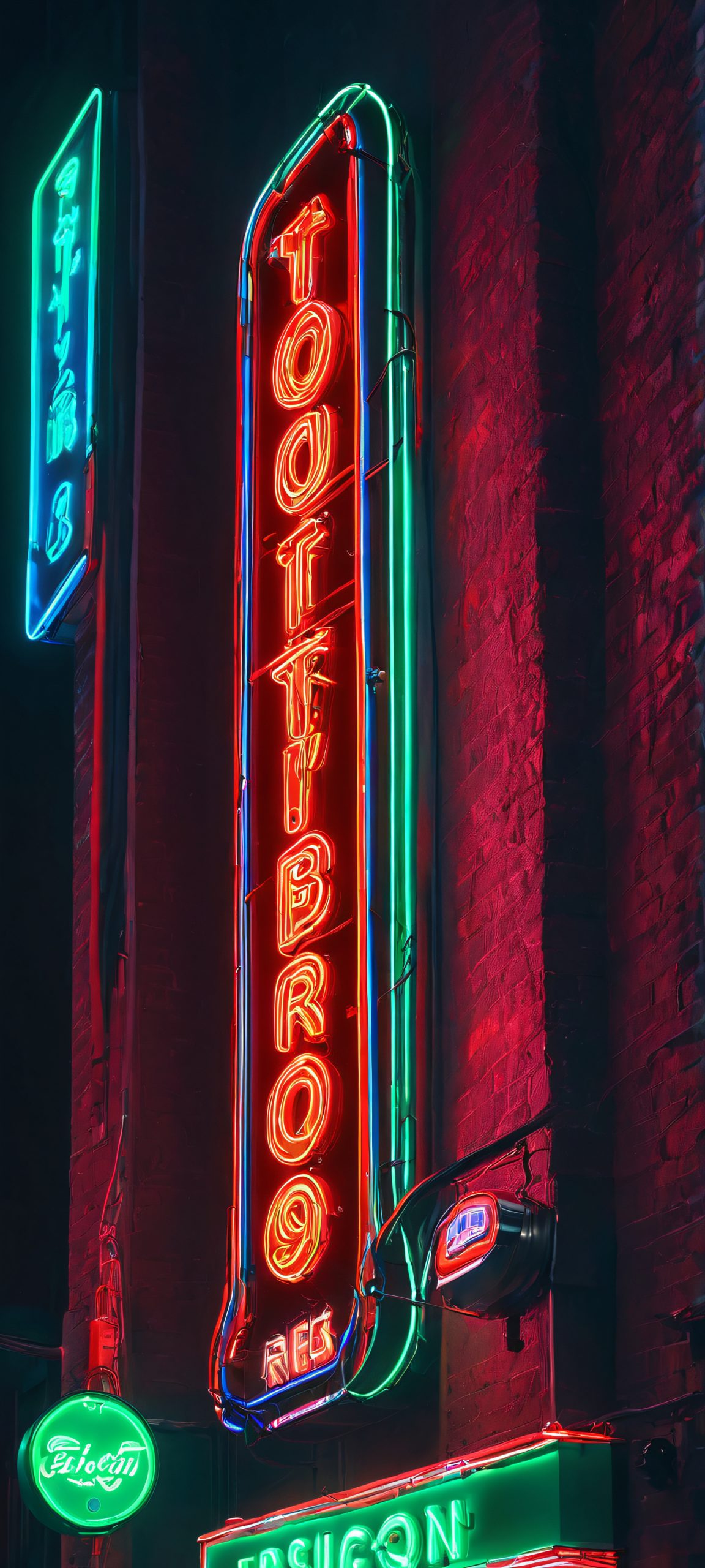 neon nightscape wallpaper scaled