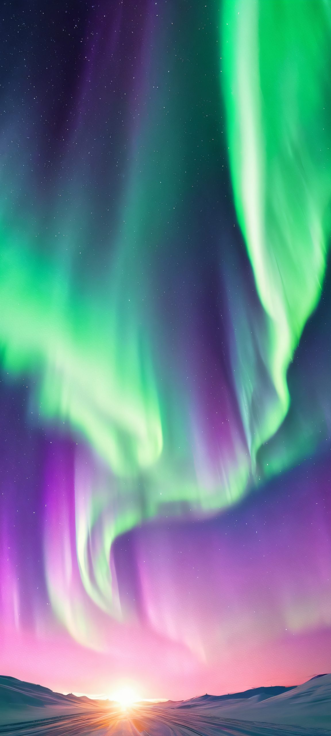 Breathtaking Northern Lights iPhone and Android wallpaper, perfectly optimized for home screens