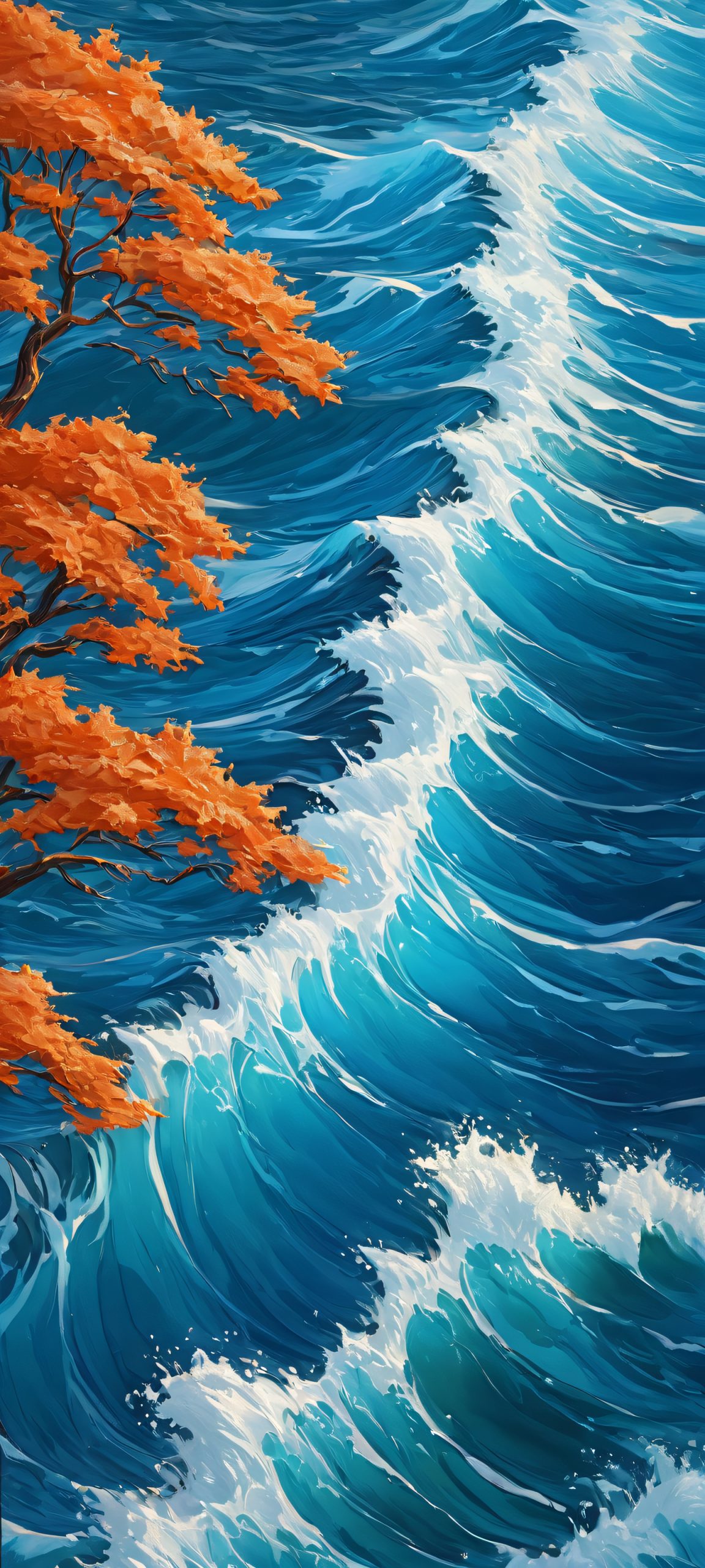 ocean depths landscape mobile wallpaper scaled