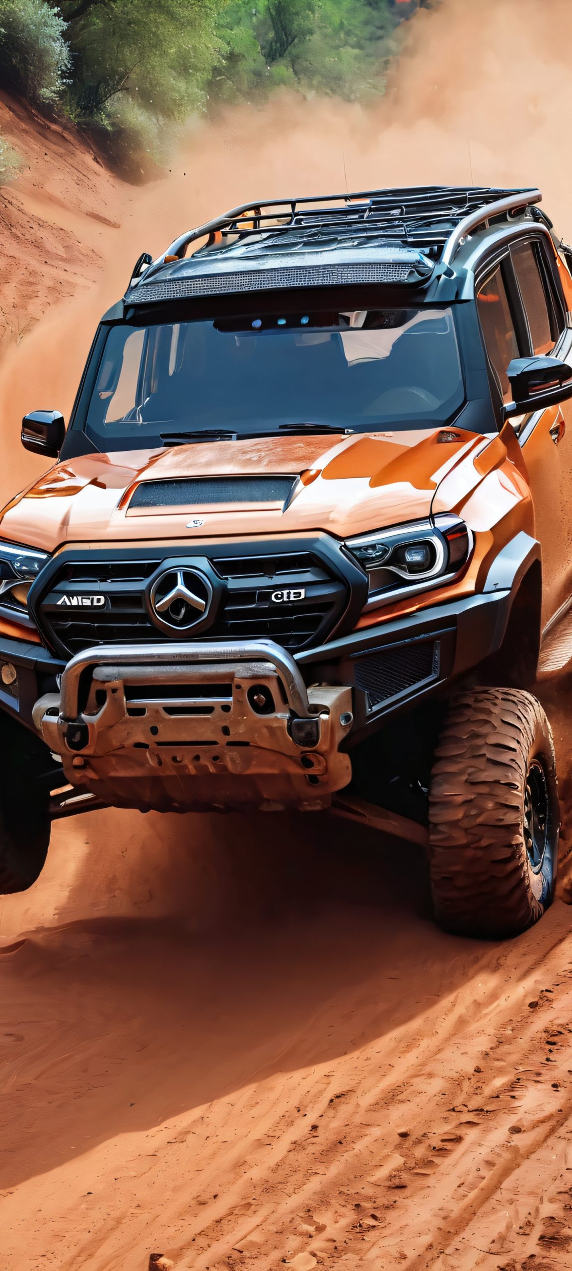 Explore the thrill of off-road adventure on your iPhone/Android device, with photorealistic muddy terrain and high-contrast colors.