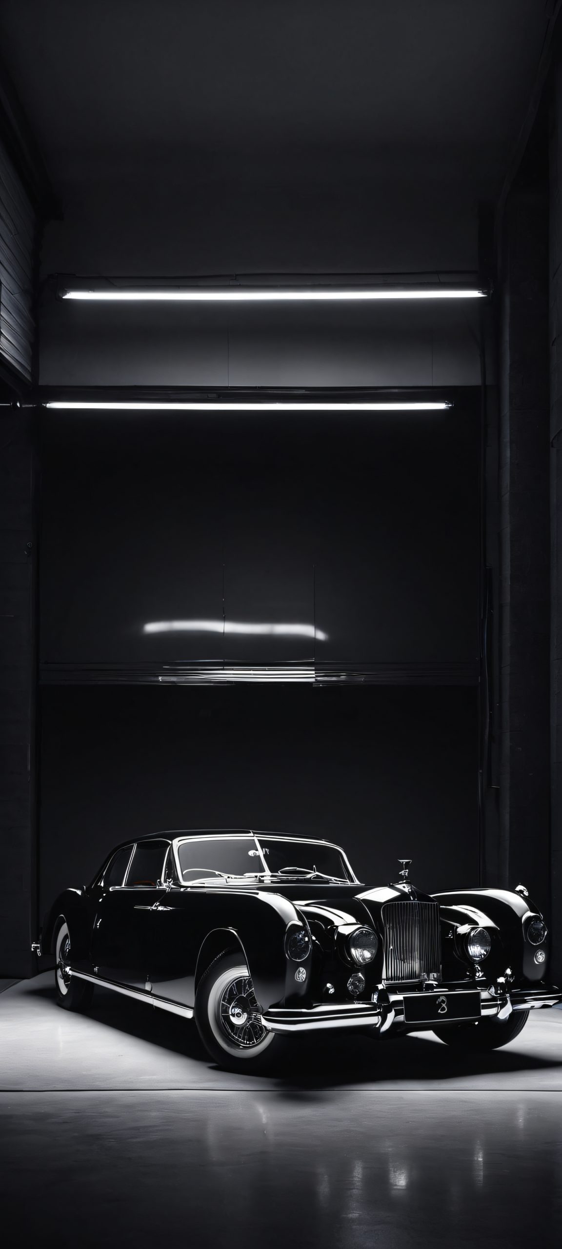 old car in the garage scaled