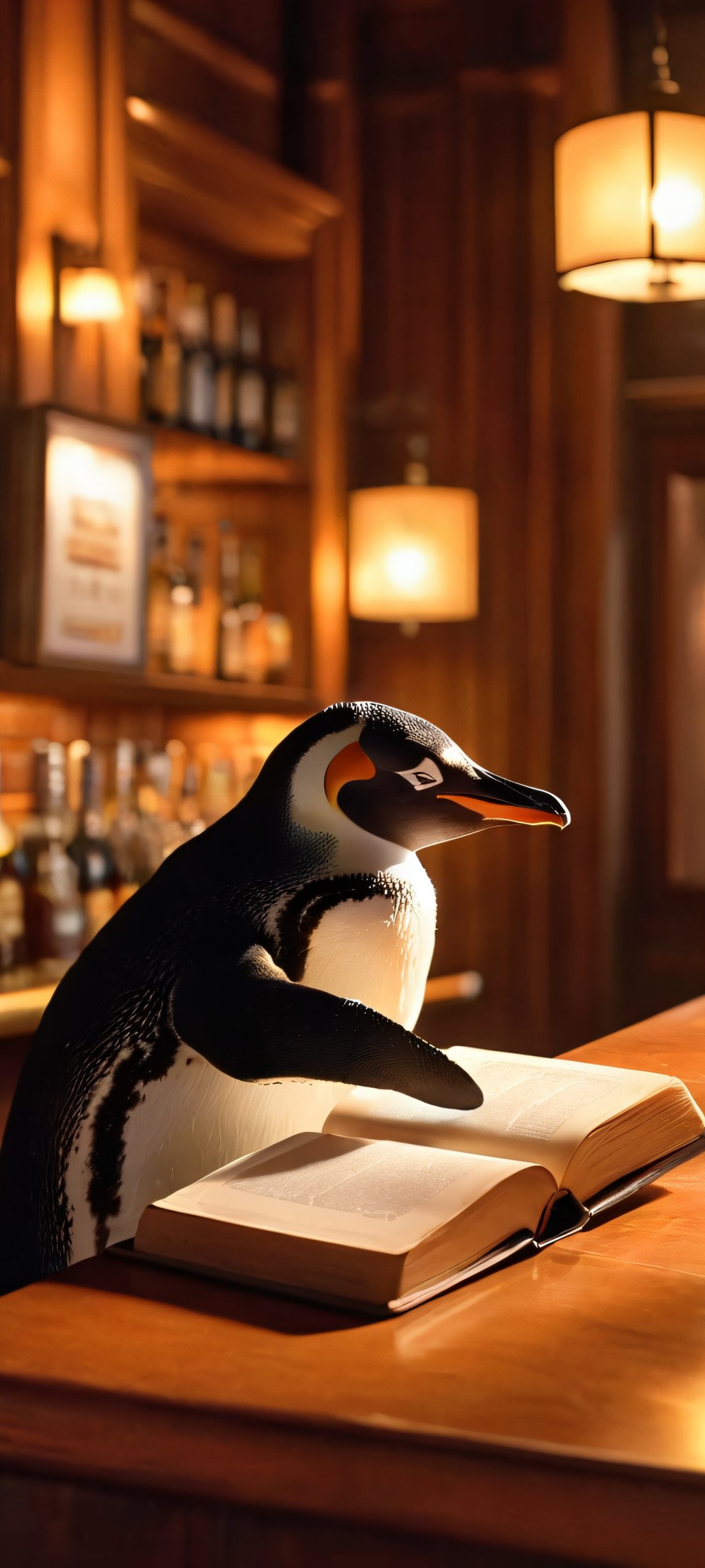 penguins cozy moment scaled