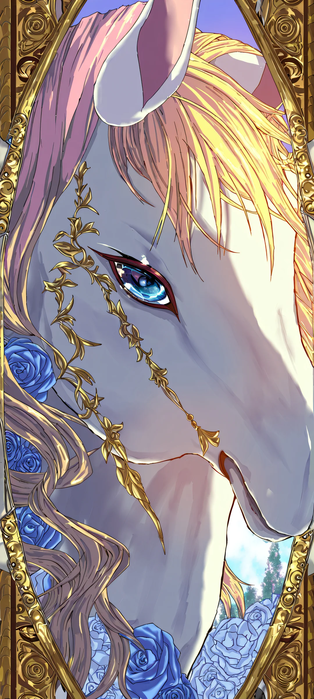 Beautiful Pony portrait artwork for iPhone and Android home screens. Perfectly optimized for high-quality displays.