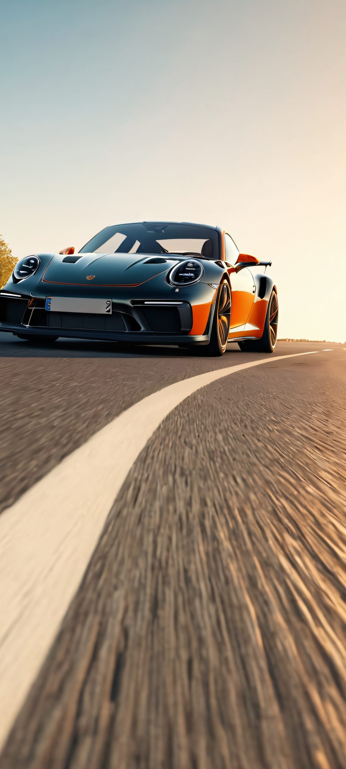 Beautiful Porsche 911 racing wallpaper for iPhone and Android, perfect for home screens