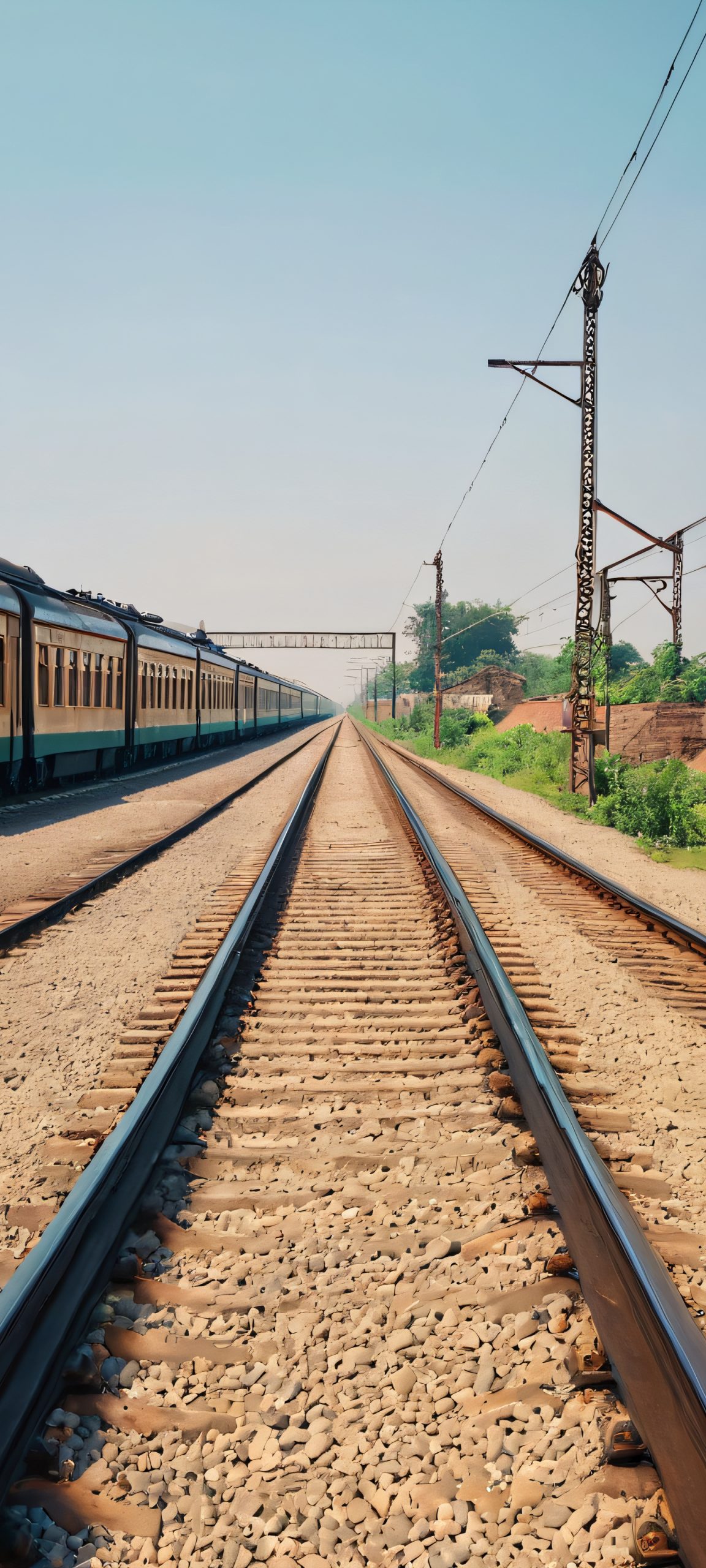 iPhone and Android users, set your home screen to this breathtaking railway station masterpiece, perfectly optimized for your mobile device.