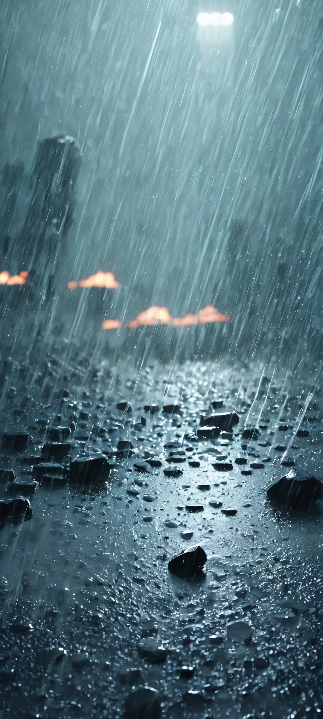 iPhone and Android users can now immerse themselves in this stunning vertical wallpaper of a rain-drenched battlefield, with abstract realism at its finest.