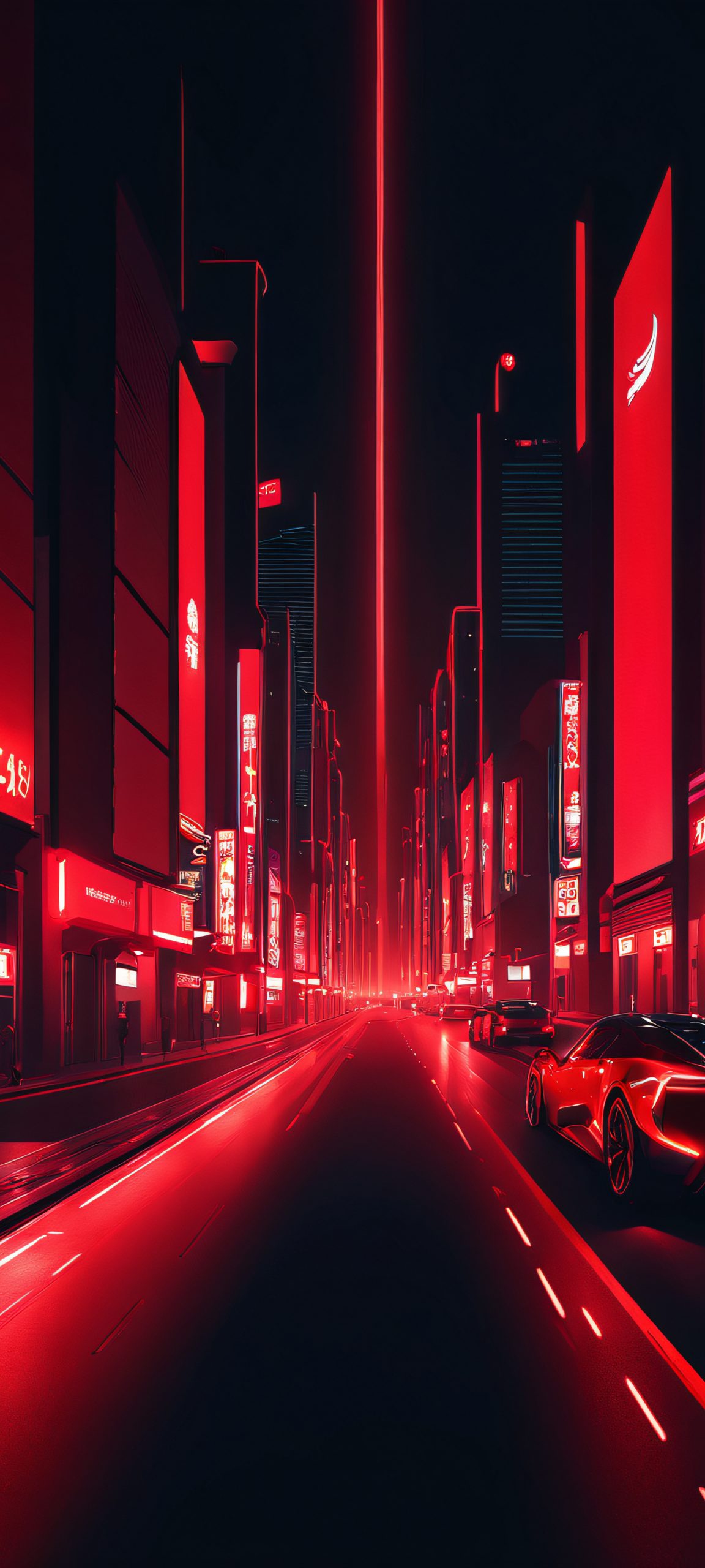 red city nightscape mobile wallpaper scaled