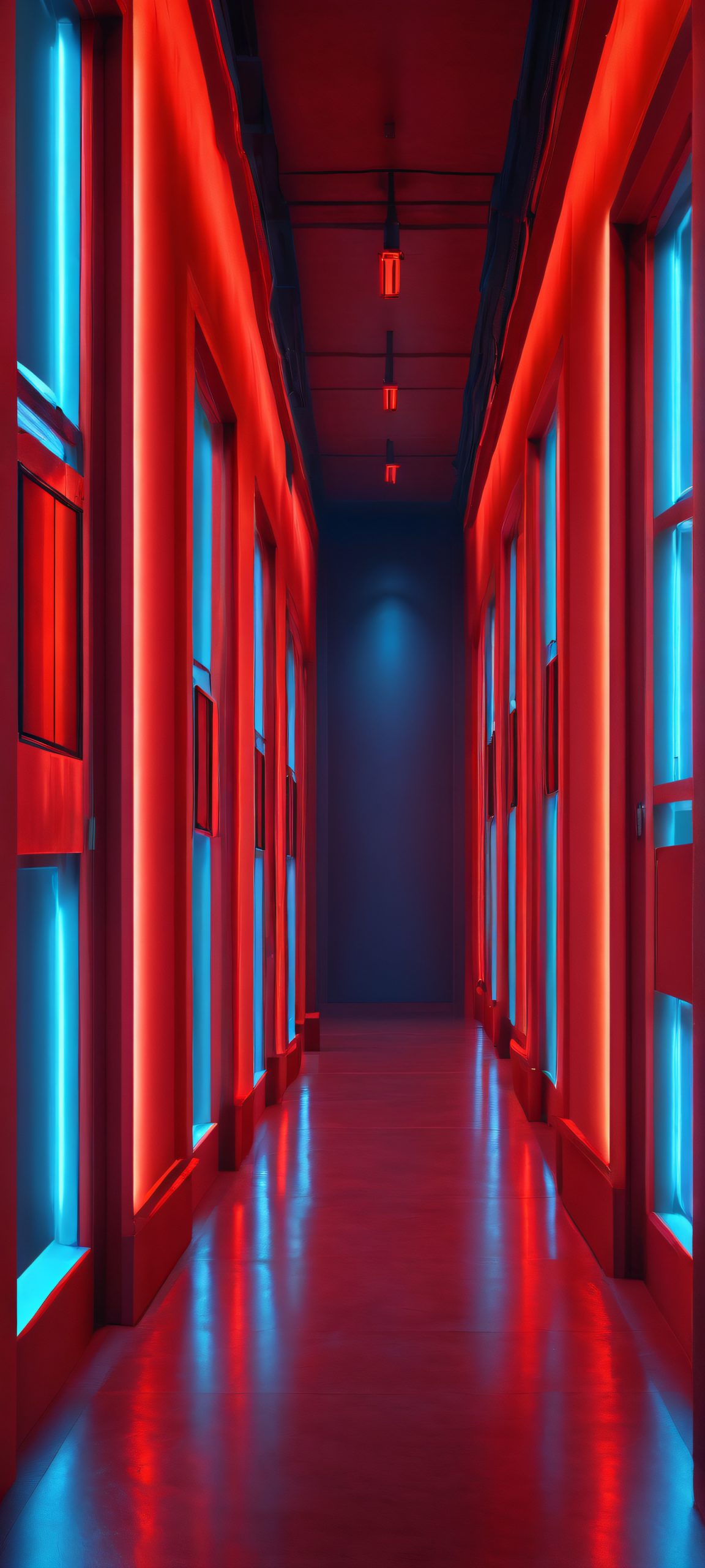 red glow masterpiece wallpaper scaled