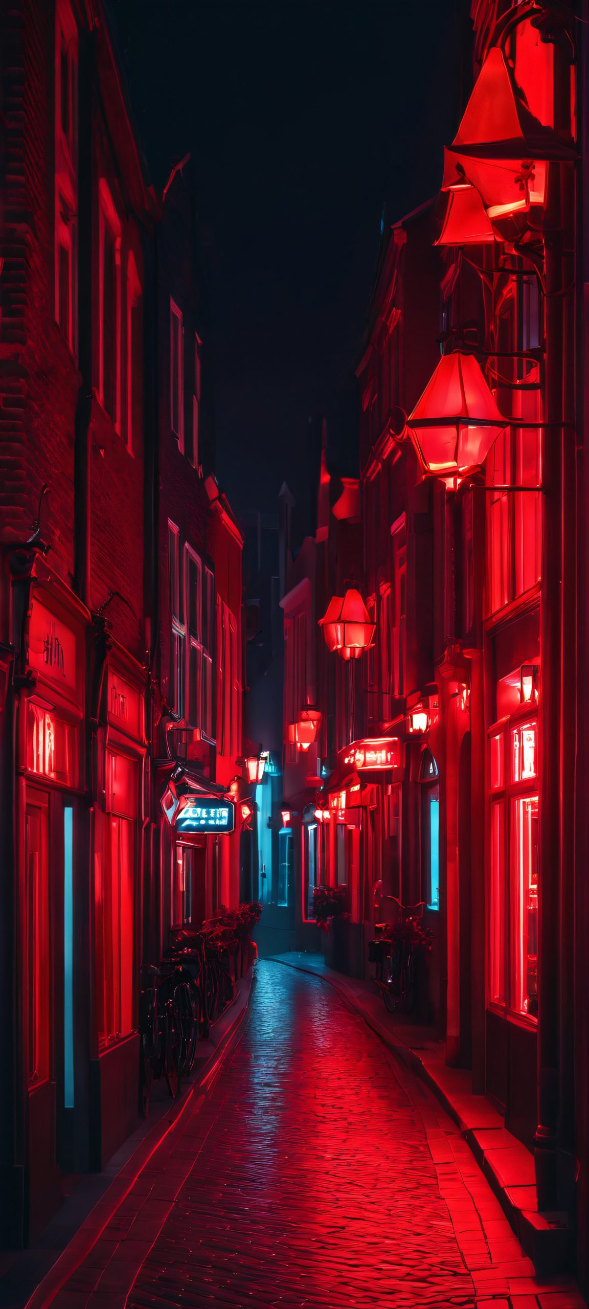 red light district masterpiece night low key hues scaled