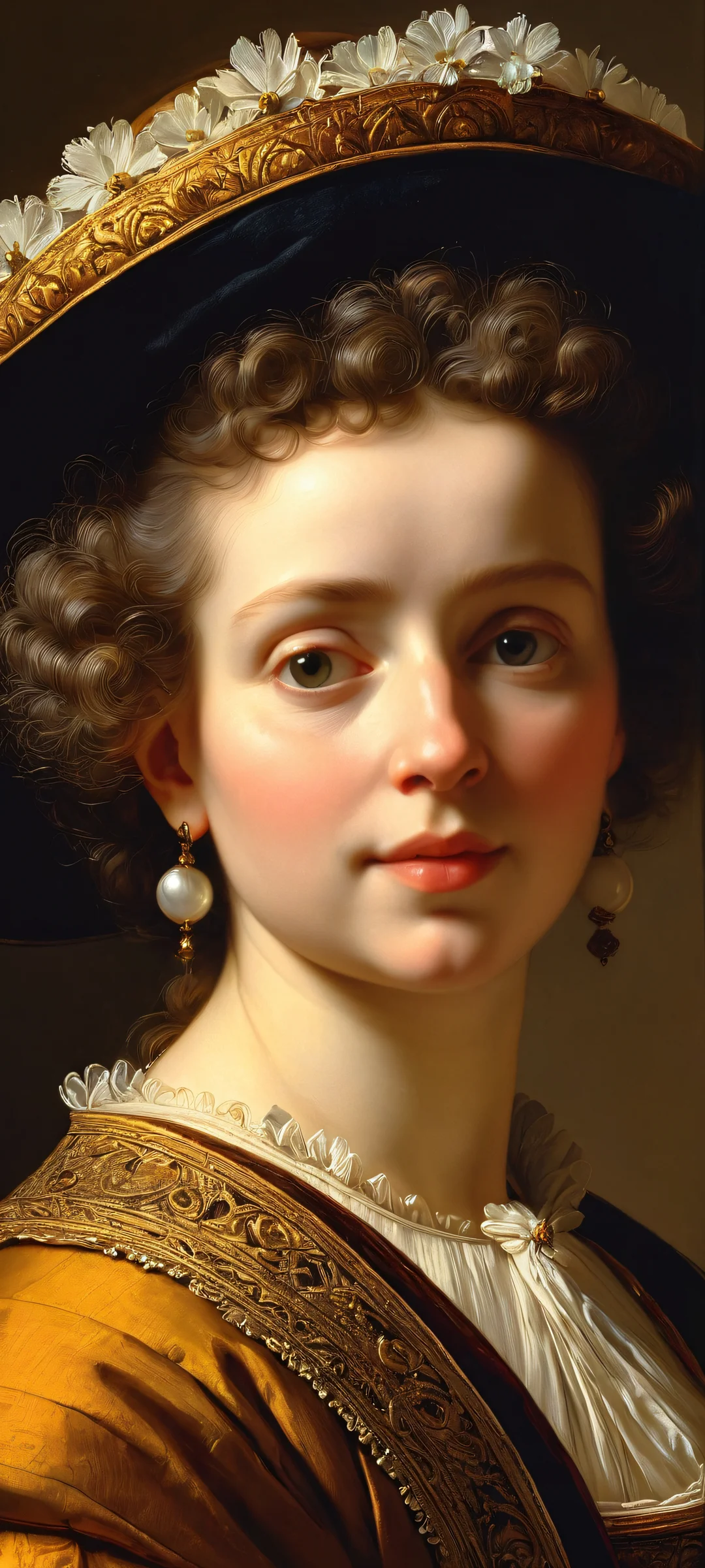 iPhone and Android mobile wallpaper featuring Rembrandt's masterpiece. High-quality image for your home screen.