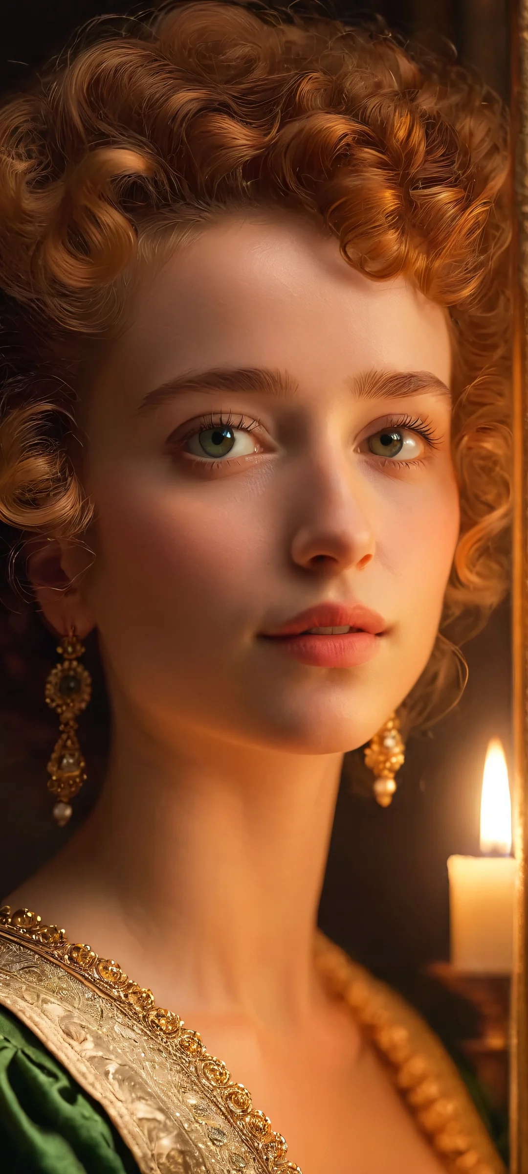 iPhone/Android users will love this breathtaking vertical mobile phone wallpaper of Rembrandt-style illustration, perfectly optimized for their home screens.