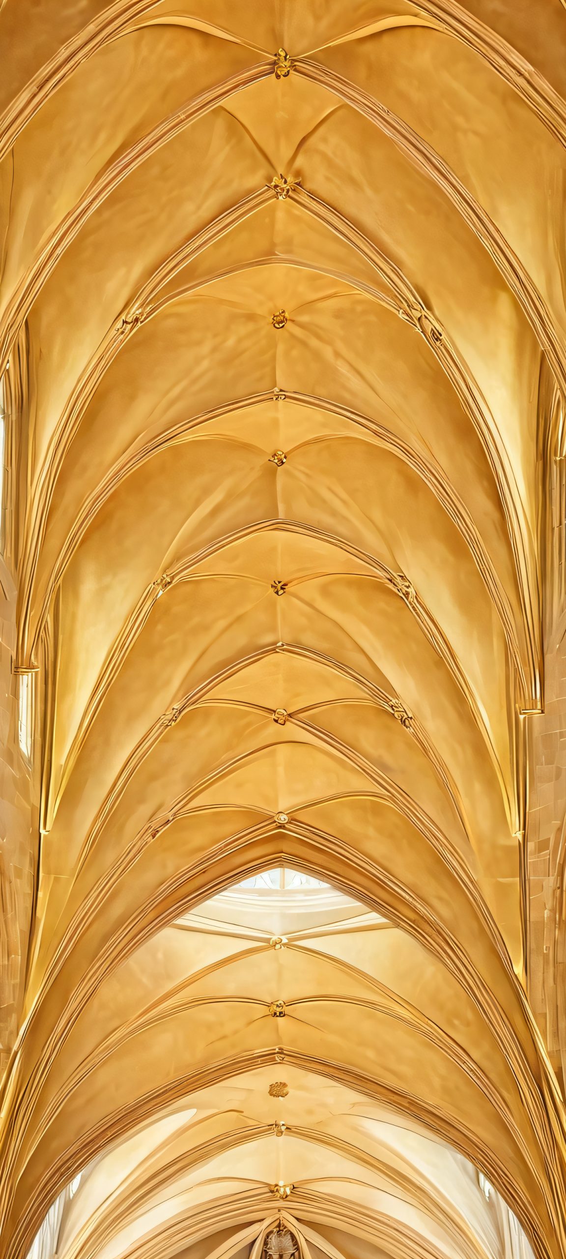 Breathtaking cathedral vault design for iPhone/Android, perfect for home screens.