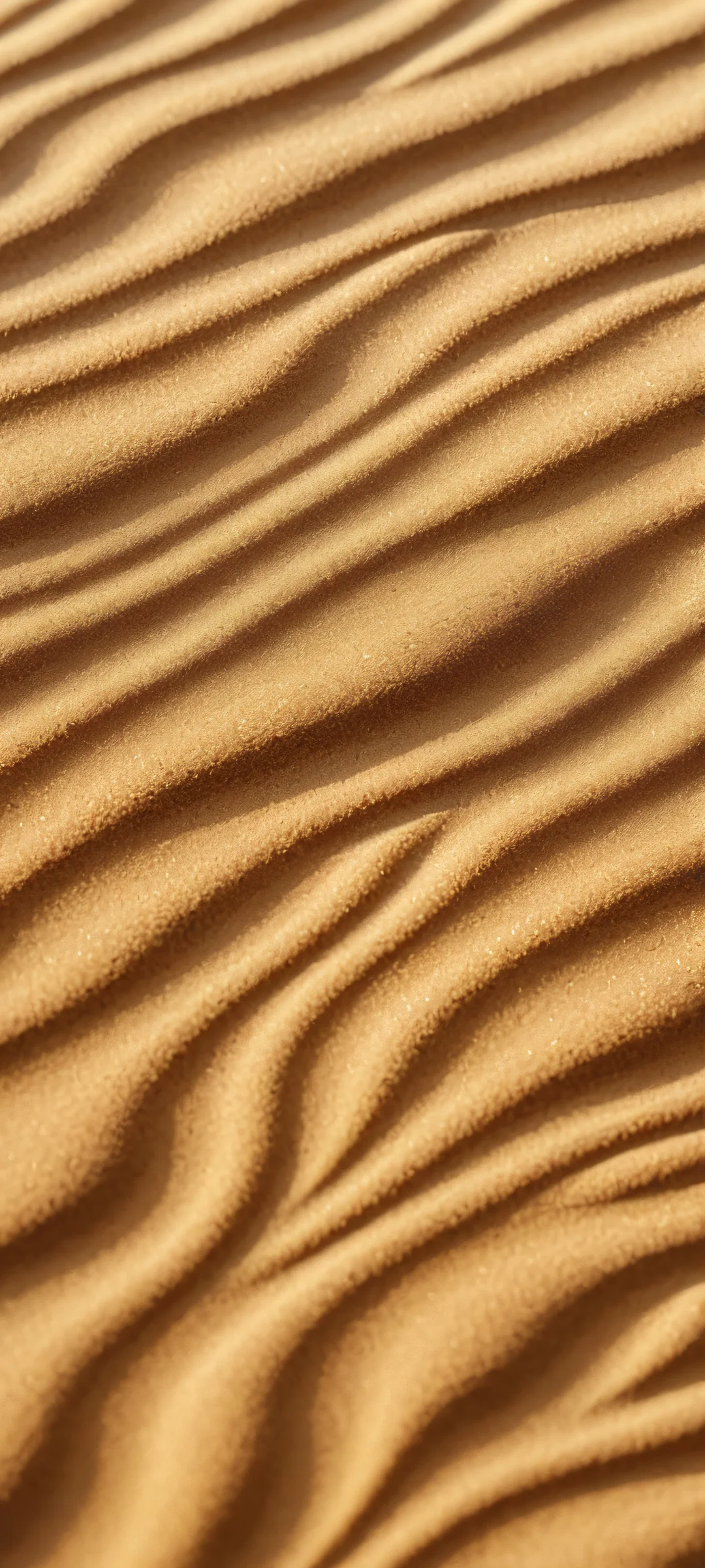 Sand Ripple Serenity Aesthetic Phone Wallpaper iPhone and Android mobile phone wallpaper featuring soft golden brown sand ripples and creamy textures.