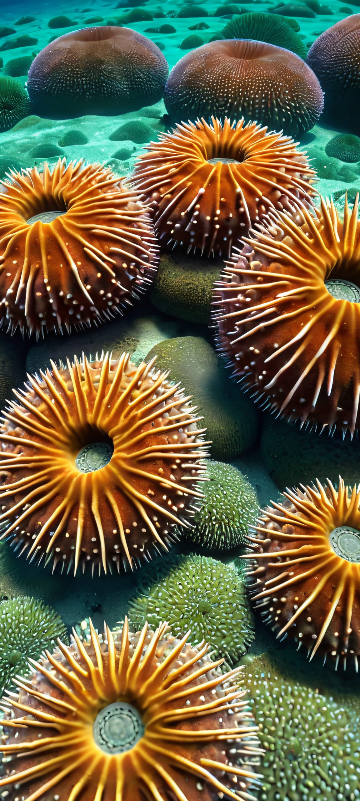 sea urchin oasis scaled