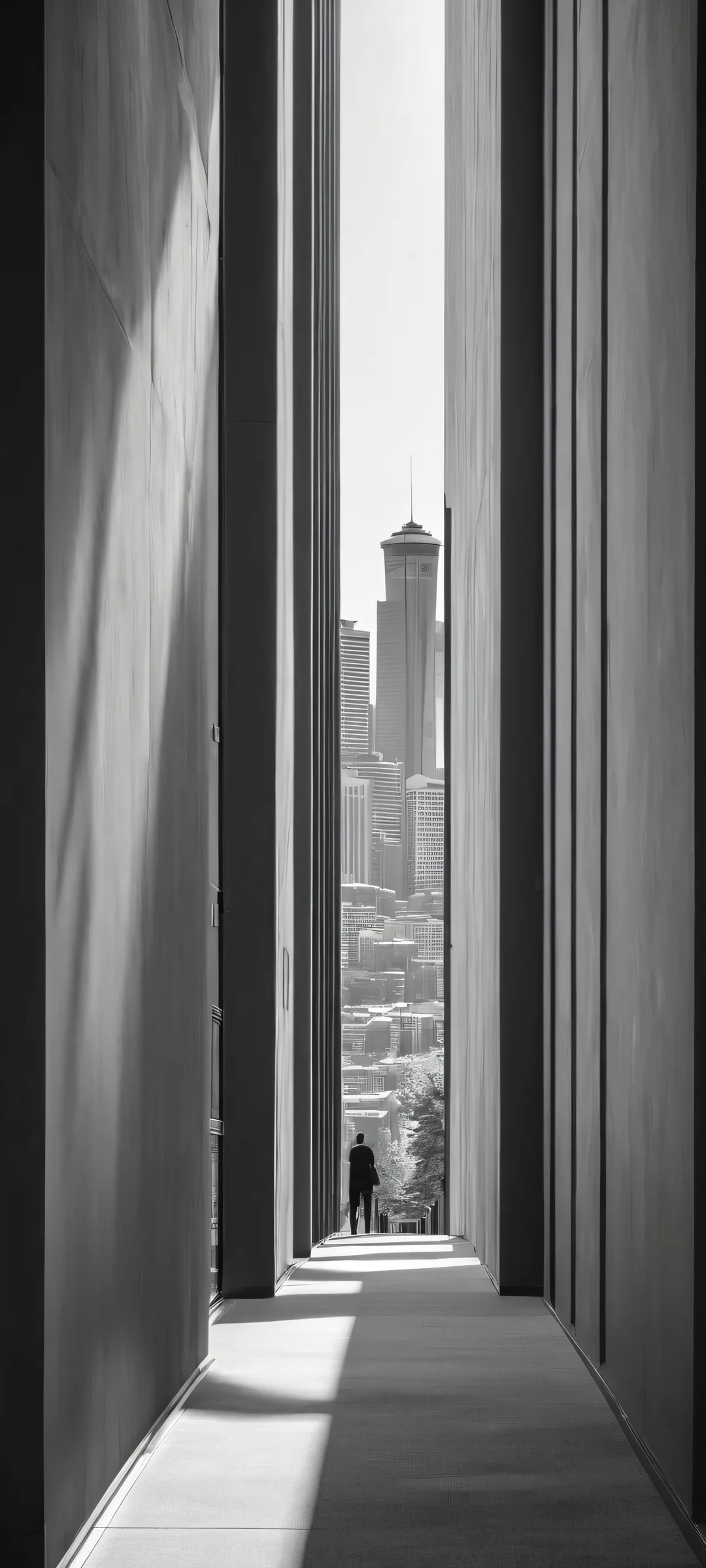 Seattle Nightscape QHD Smartphone Background A serene Seattle skyline at night, perfectly suited for your iPhone/Android device's home screen.