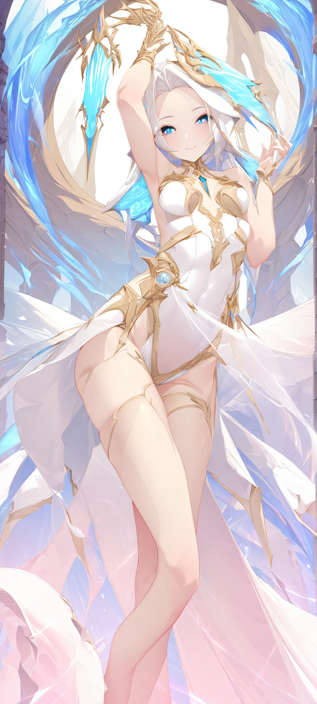 A breathtaking vertical mobile wallpaper featuring secret grotesque fantasy art, perfectly optimized for iPhone and Android home screens.